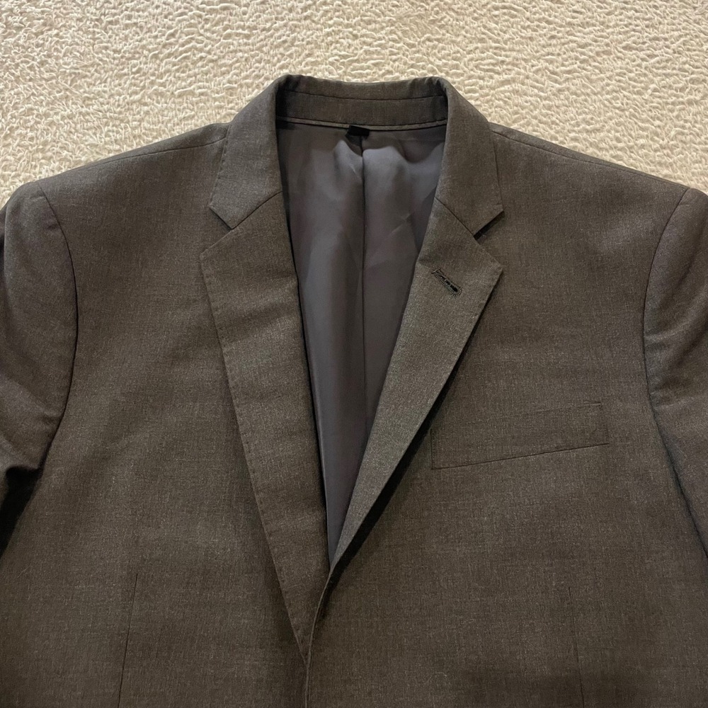 J.Crew Loro Piana Ludlow Suit Jacket Mens 38S Dark Gray Super 120s Wool Blazer - Picture 4 of 14